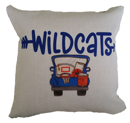 Pillow - Wildcats Basketball Truck