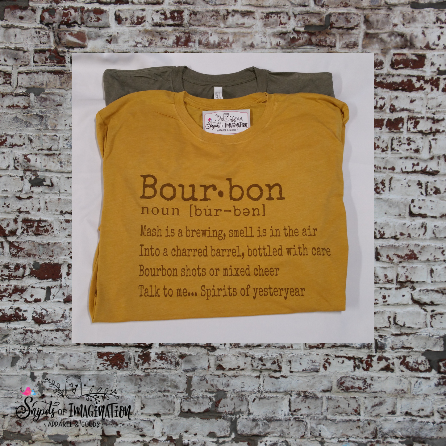 Shirt - Short Sleeve T-Shirt - Bourbon Noun Definition