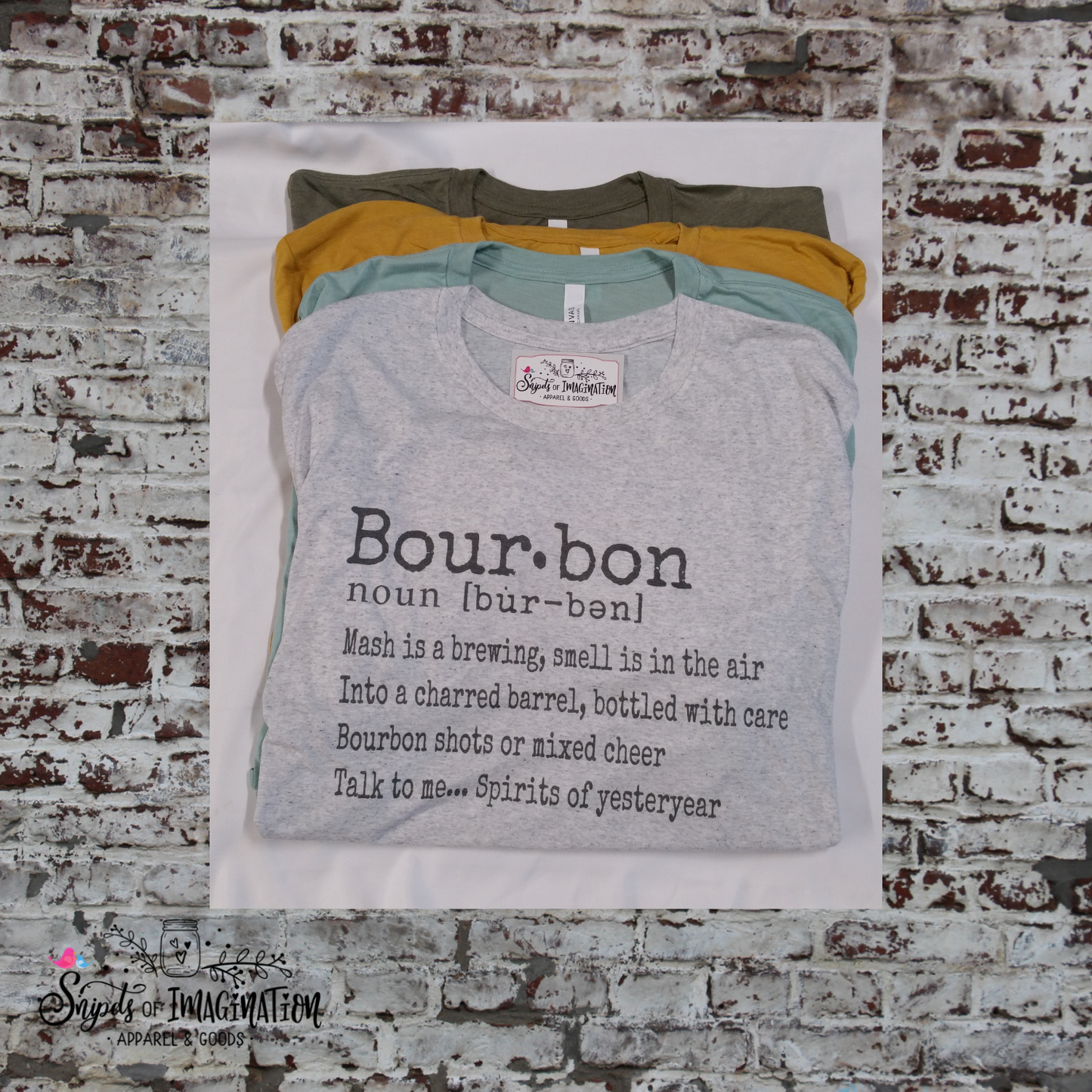 Shirt - Short Sleeve T-Shirt - Bourbon Noun Definition