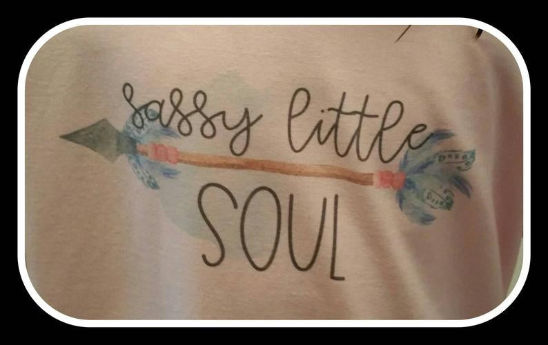 Shirt - Short Sleeve T-Shirt Youth - Sassy Little Soul