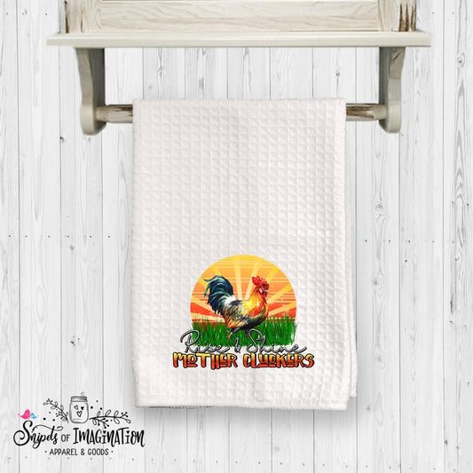 Handtowel - Rooster Sunrise - Rise and Shine Mother Cluckers