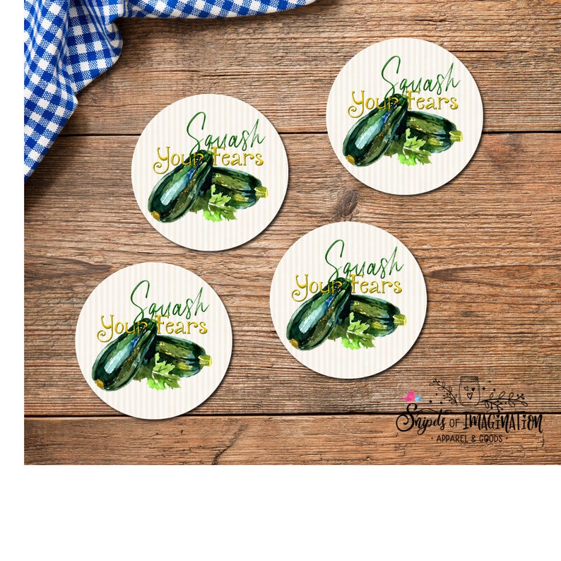 Coasters - Squash Your Fears with Squash/Zucchini