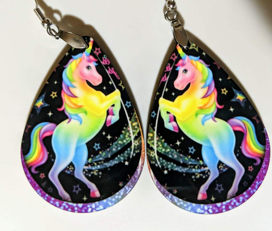 Earrings - Colorful Unicorn