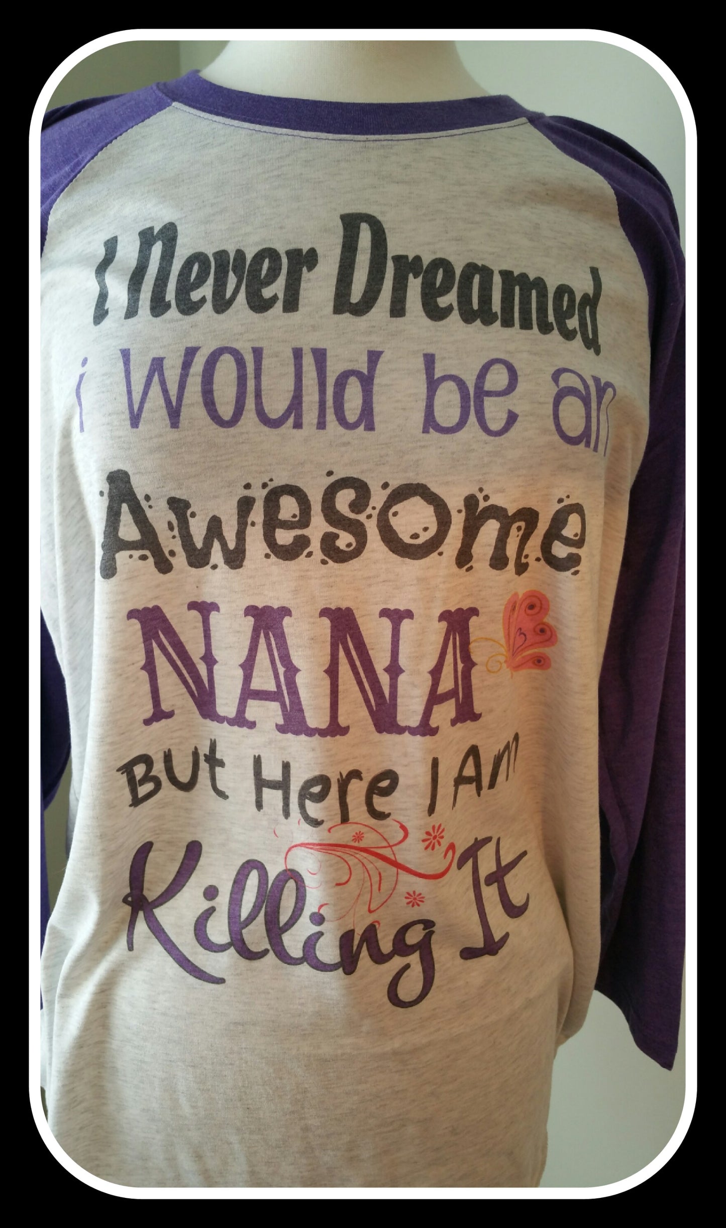 Raglan Shirt - Awesome Nana